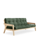 Grab Futon by Karup Design in Olive fabric option