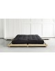 Dock Bed Natural Finish with Tatami Mats and optional futon mattress