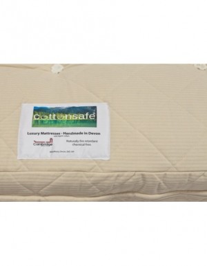 Cottonsafe fabric has a cream / bone natural colour - all handmade in Devon