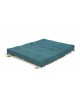The Senjo easily opens into a full size double bed 140 x 190 cm sleeping area