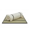 The Monk Futon rolls easily in both standard and deluxe filling choices.