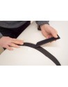 The Monk bed roll fastens with two tough velcro webbing straps